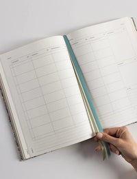 Bespoke Letterpress | 2026 Teachers A4 Planner - Ivory Garden