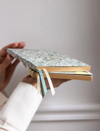 Bespoke Letterpress |  2026 Weekly Planner Notebook - Ivory Garden