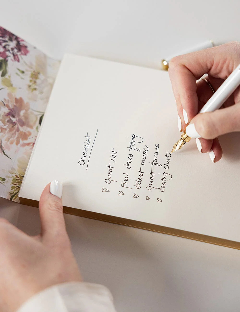 Bespoke Letterpress | Peony Notepad Jotter