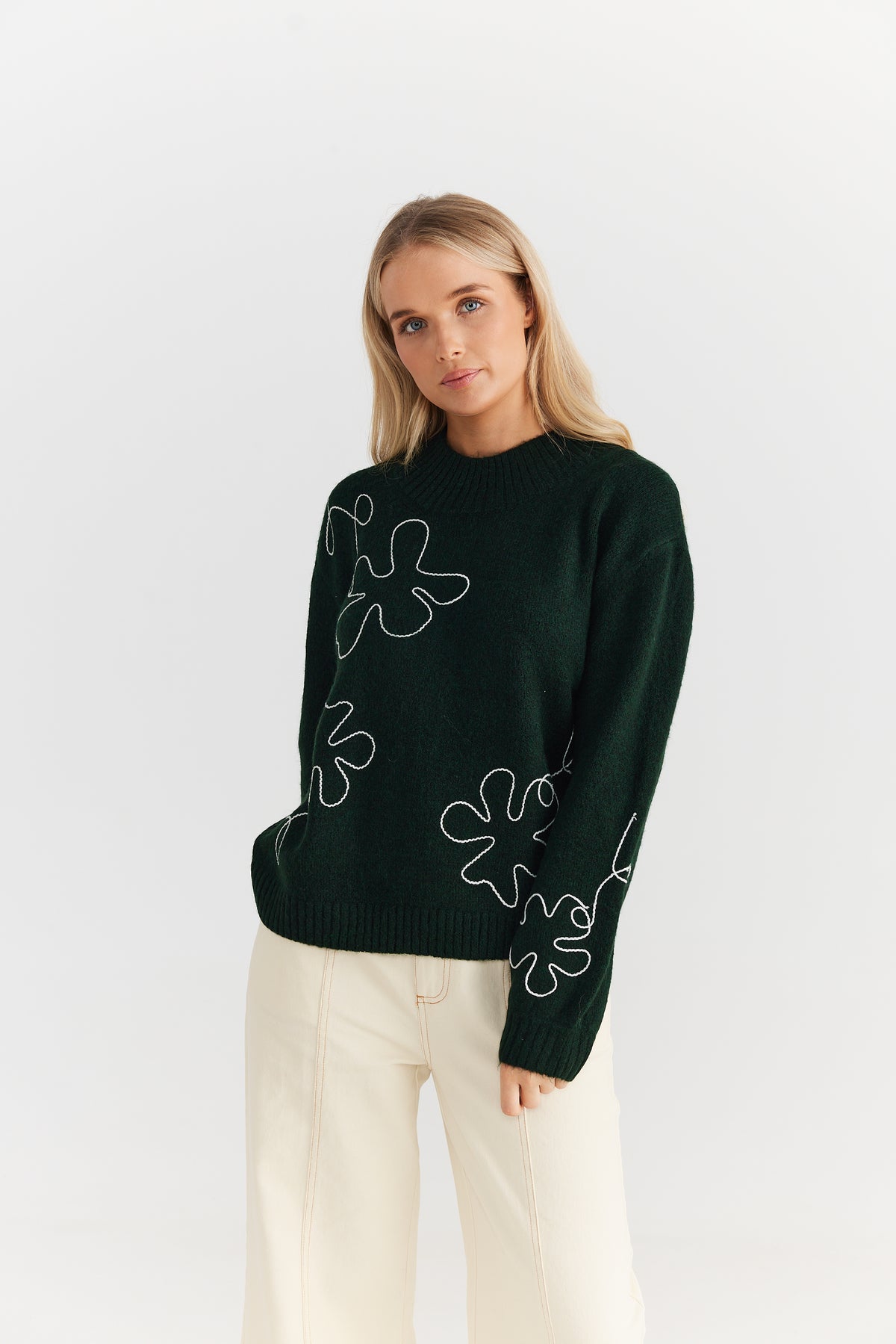 Daisy Says | Bloom Knit - Forest Green