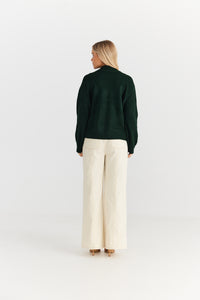 Daisy Says | Bloom Knit - Forest Green