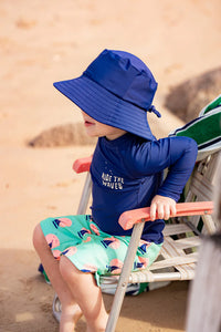 Minihaha Swim | Making Waves - Navy Rash Vest