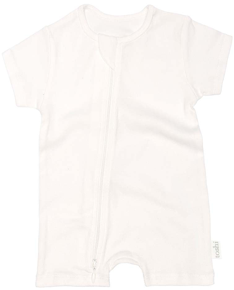 Toshi | Dreamtime Organic Short Sleeve Onesie - Cream