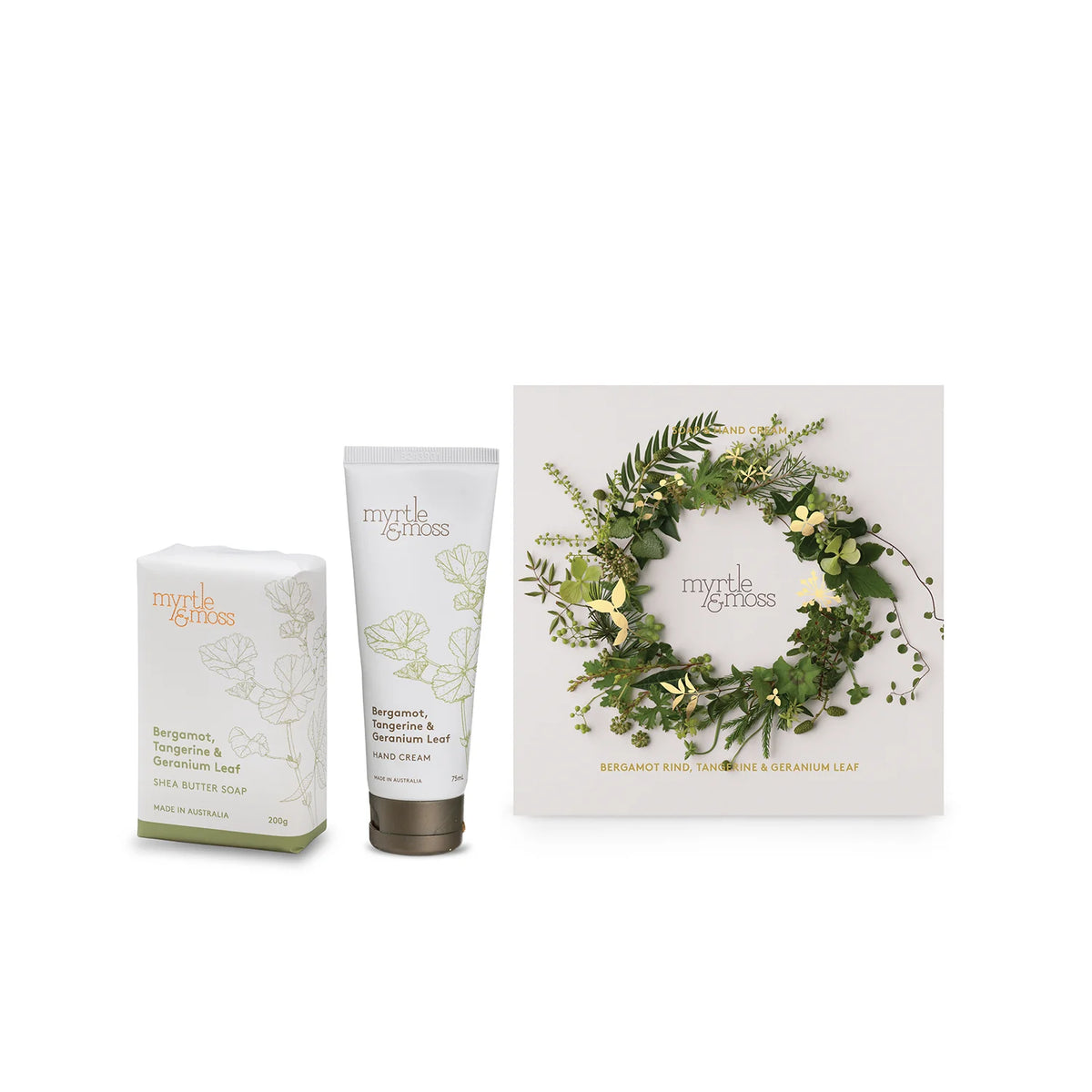 Myrtle & Moss | Christmas Hand Cream & Soap Duet