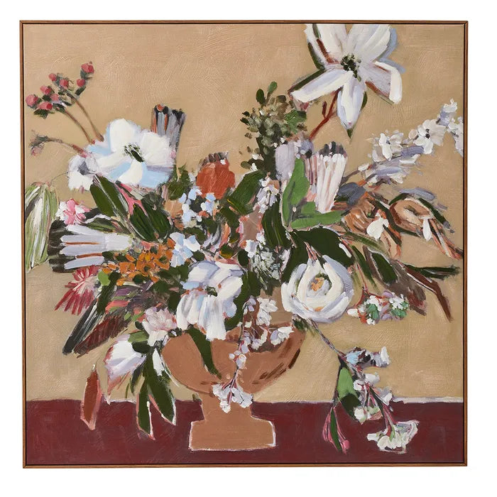Coast to Coast | 'Elsie' Teak Frame Oil Painting