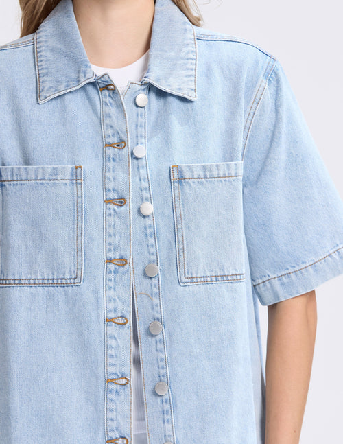 Stella + Gemma | Dillon Shirt - Light Wash