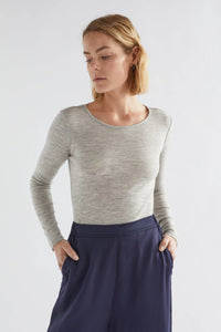 ELK | Merino Long Sleeve Top - Grey