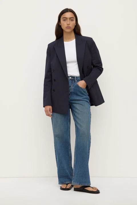 Assembly Label | Ellen Double Breasted Blazer - Navy
