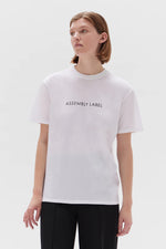 Assembly Label | Everyday Logo Tee - White