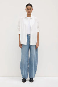 Assembly Label | Marigold Poplin Shirt - White
