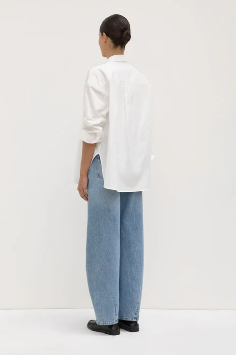 Assembly Label | Marigold Poplin Shirt - White