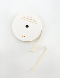 Bespoke Letterpress | Fine Cotton Ribbon with Line