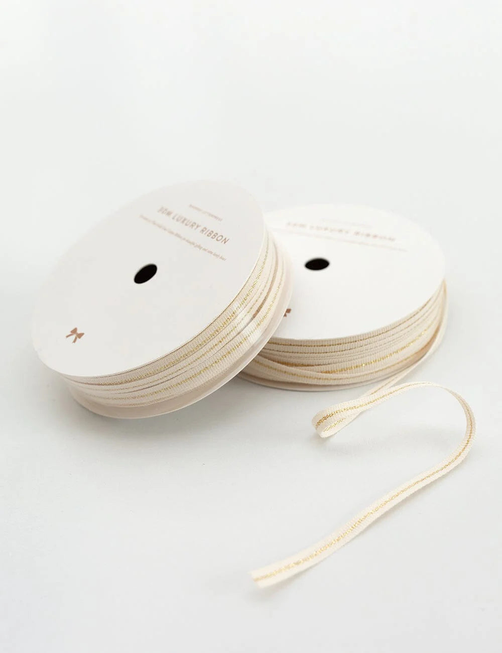 Bespoke Letterpress | Fine Cotton Ribbon with Line