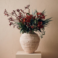 Eucalyptus Flowering Spray - Red