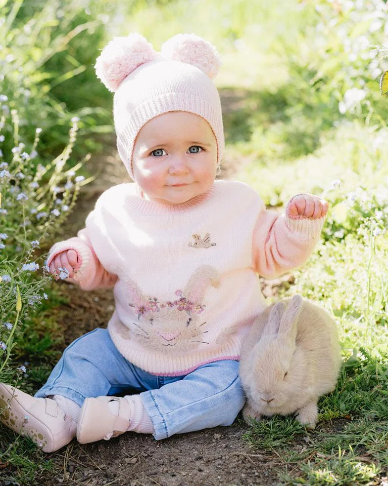 Bebe | Flossy Bunny Knitted Jumper