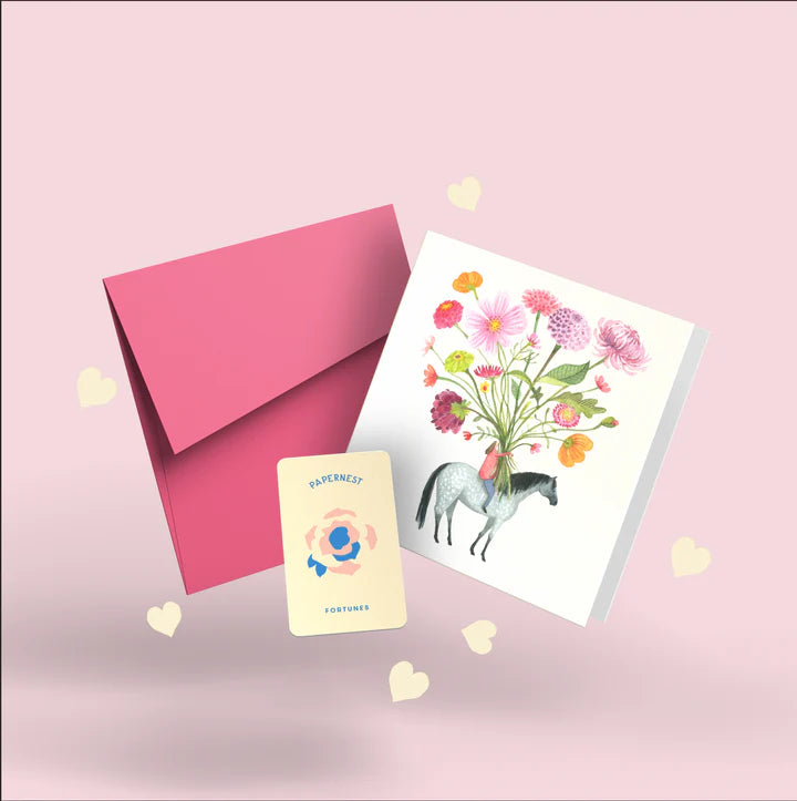 Papernest | Flowers On Horseback Card