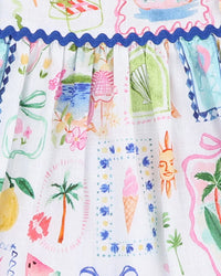 Bebe | Summer Vacay Ric Rac Top