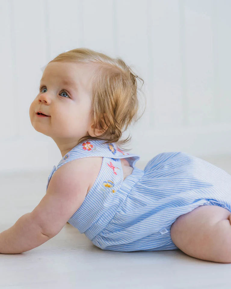 Fox & Finch | Songbird Stripe Embroidered Bodysuit