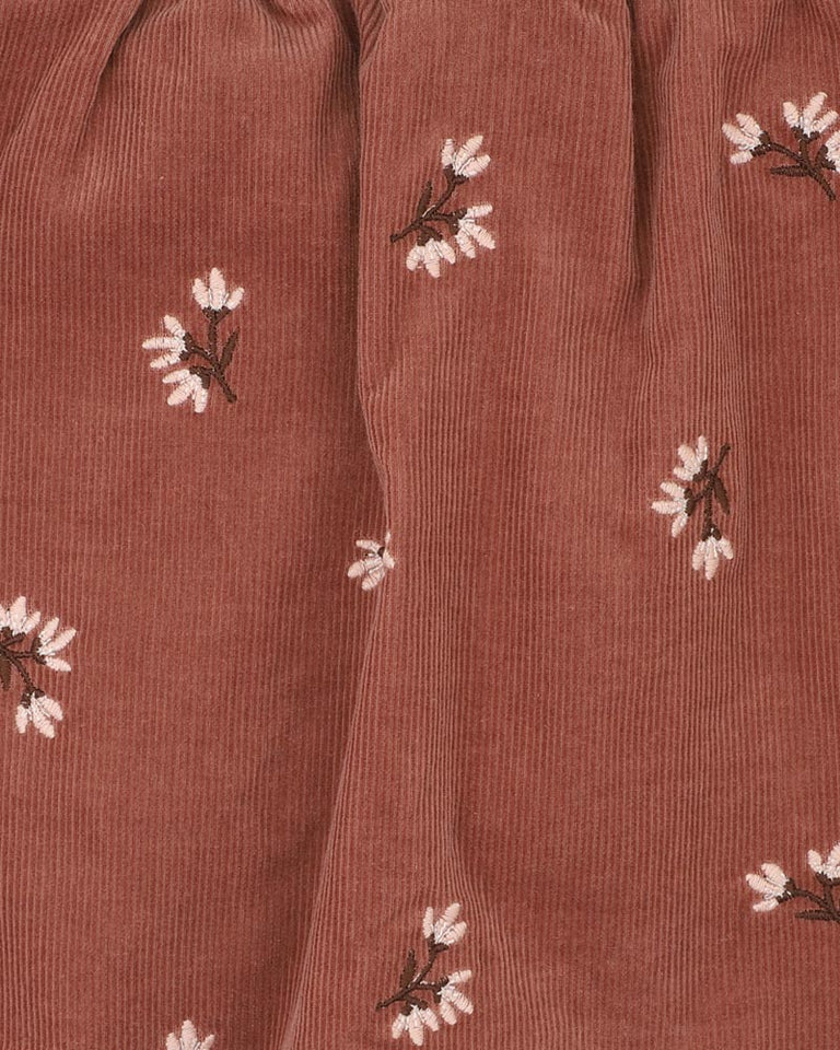 Bebe | Wild Garden Embroidered Skirt w Shorts