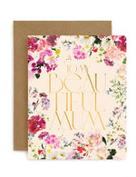 Bespoke Letterpress | To my beautiful Mum (Florals)