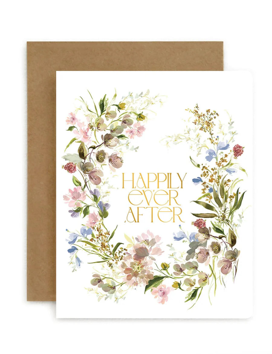 Bespoke Letterpress | Happily Ever After Greeting Card