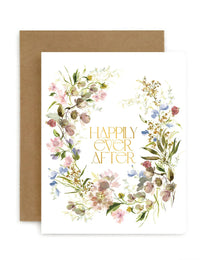 Bespoke Letterpress | Happily Ever After Greeting Card