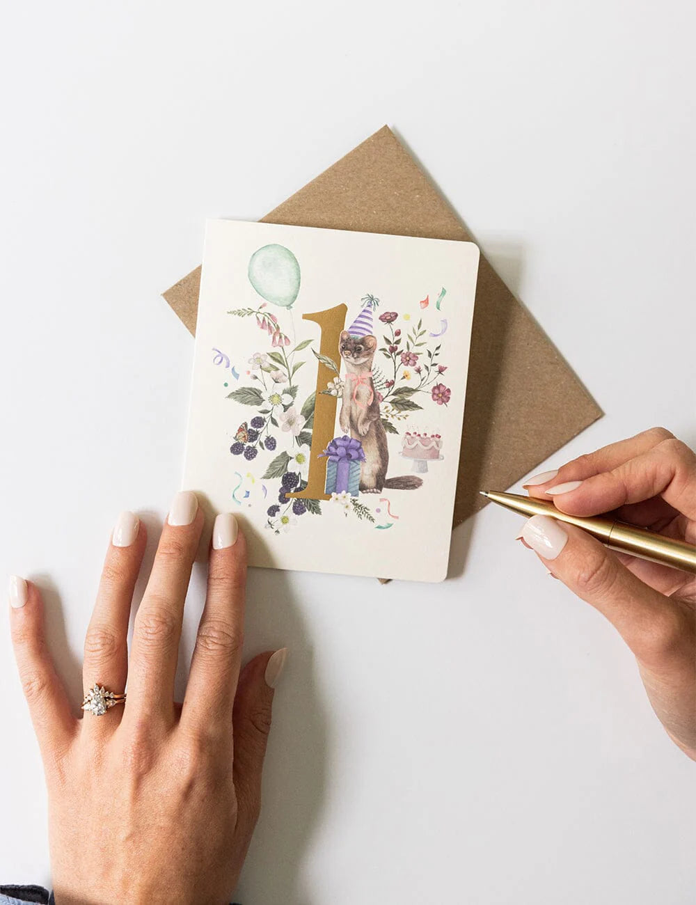 Bespoke Letterpress | 1ST BIRTHDAY
