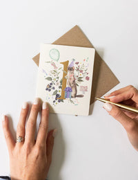 Bespoke Letterpress | 1ST BIRTHDAY