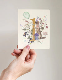 Bespoke Letterpress | 1ST BIRTHDAY