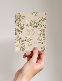 Bespoke Letterpress | To My Lovely Mum