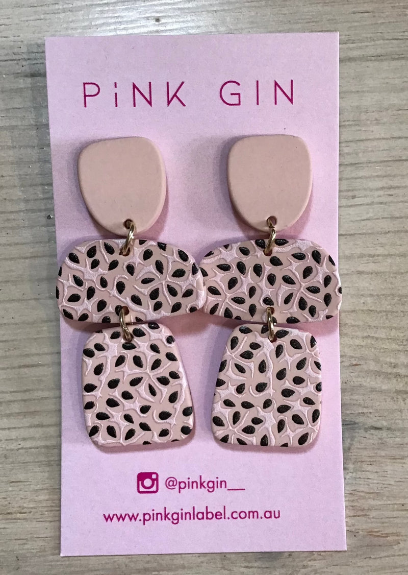 Pink Gin || Marli Earrings