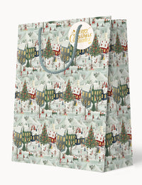 LARGE GIFT BAG - THE SNOWY VILLAGE