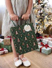 MEDIUM CHRISTMAS GIFT BAG - MR & MRS CLAUS