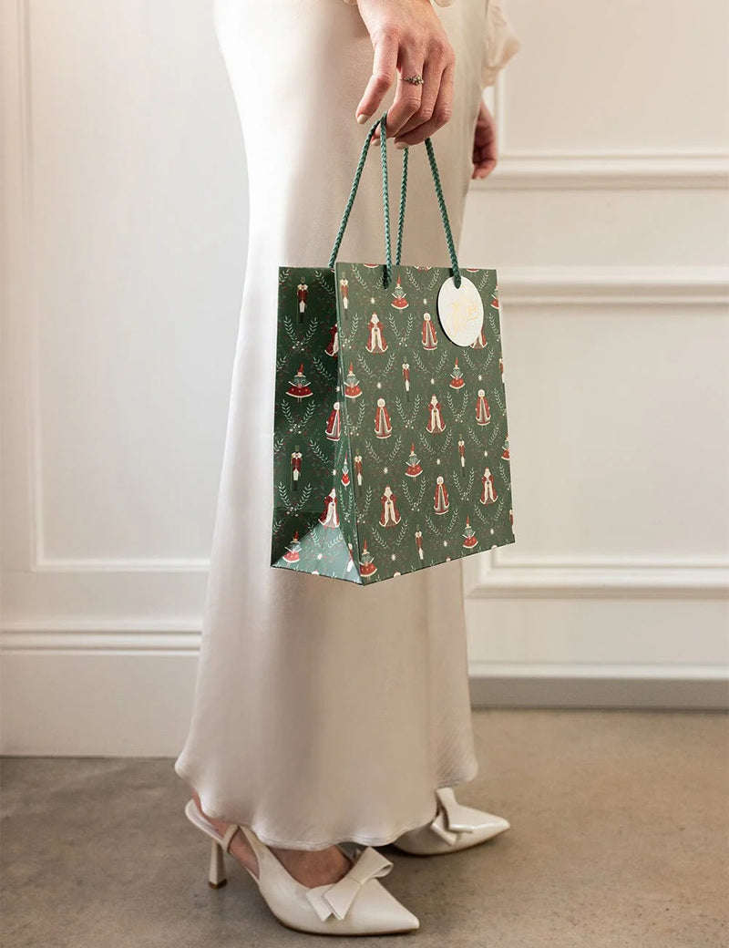 MEDIUM CHRISTMAS GIFT BAG - MR & MRS CLAUS
