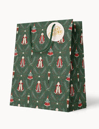 MEDIUM CHRISTMAS GIFT BAG - MR & MRS CLAUS