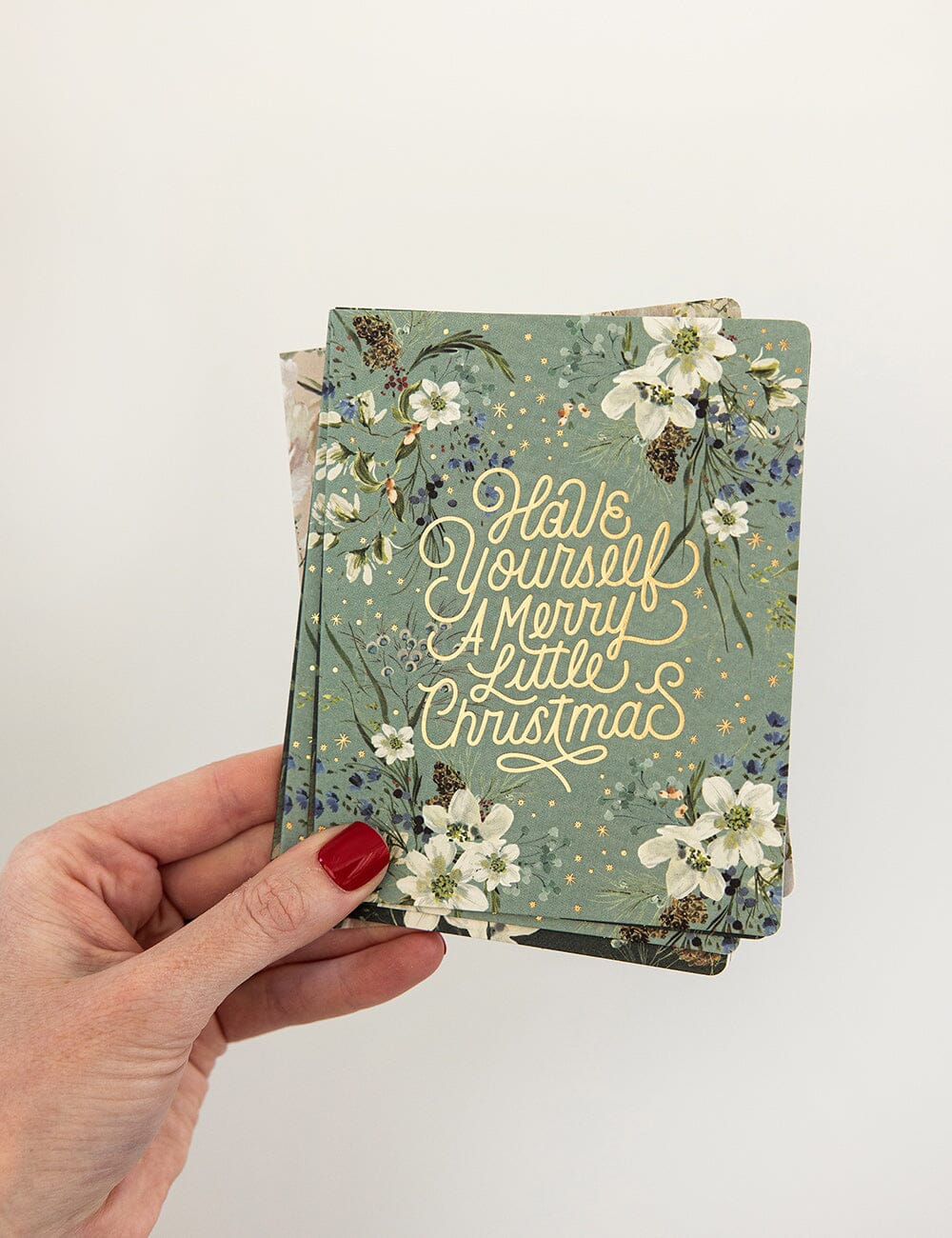6 PACK CHRISTMAS CARD BOXSET - ENGLISH GARDEN