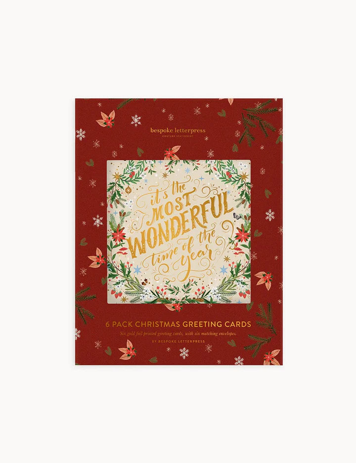 6 PACK CHRISTMAS CARD BOXSET - AN ENCHANTED CHRISTMAS