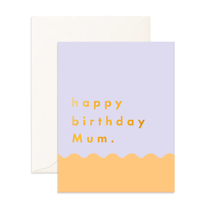 Fox & Fallow | Birthday Mum Lilac Ripple