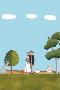 A Bush Wedding Card