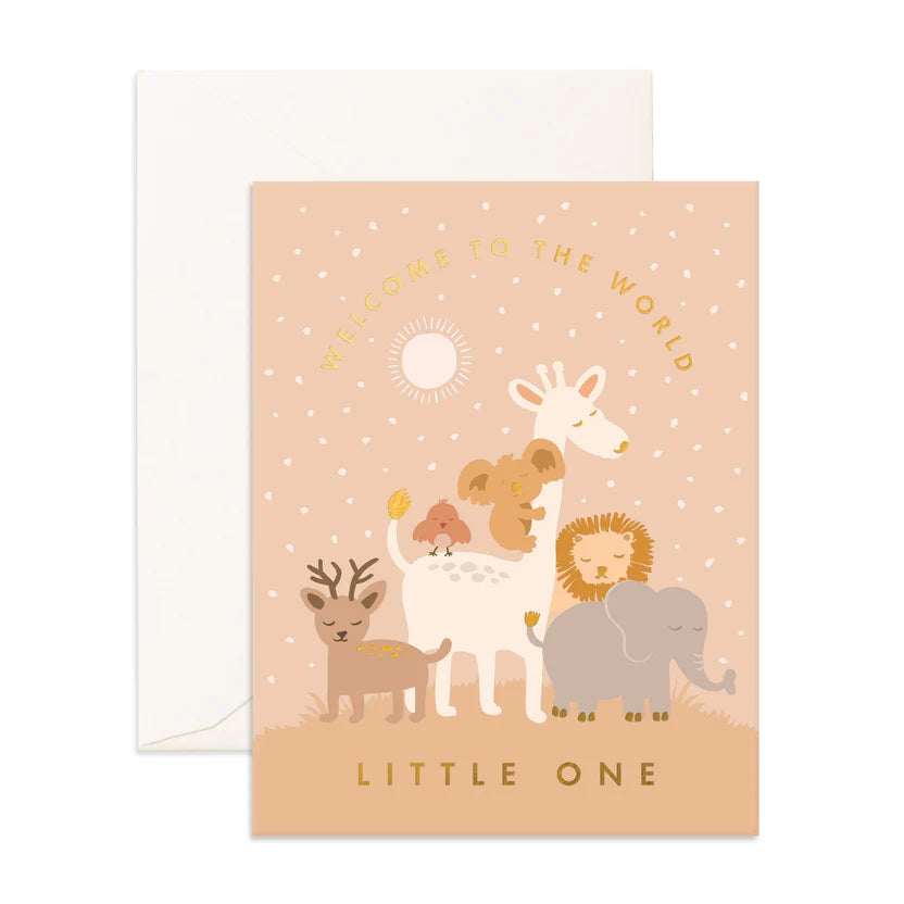 Fox & Fallow | Little One Summer Baby Card