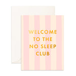 Fox & Fallow | No Sleep Club - Pink/Blue