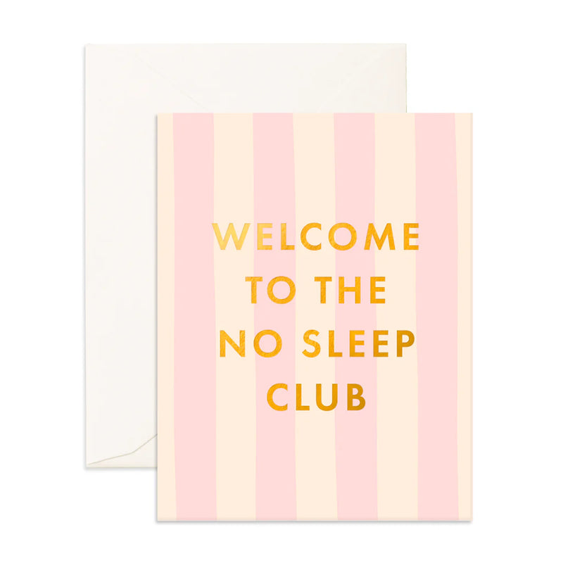 Fox & Fallow | No Sleep Club - Pink/Blue
