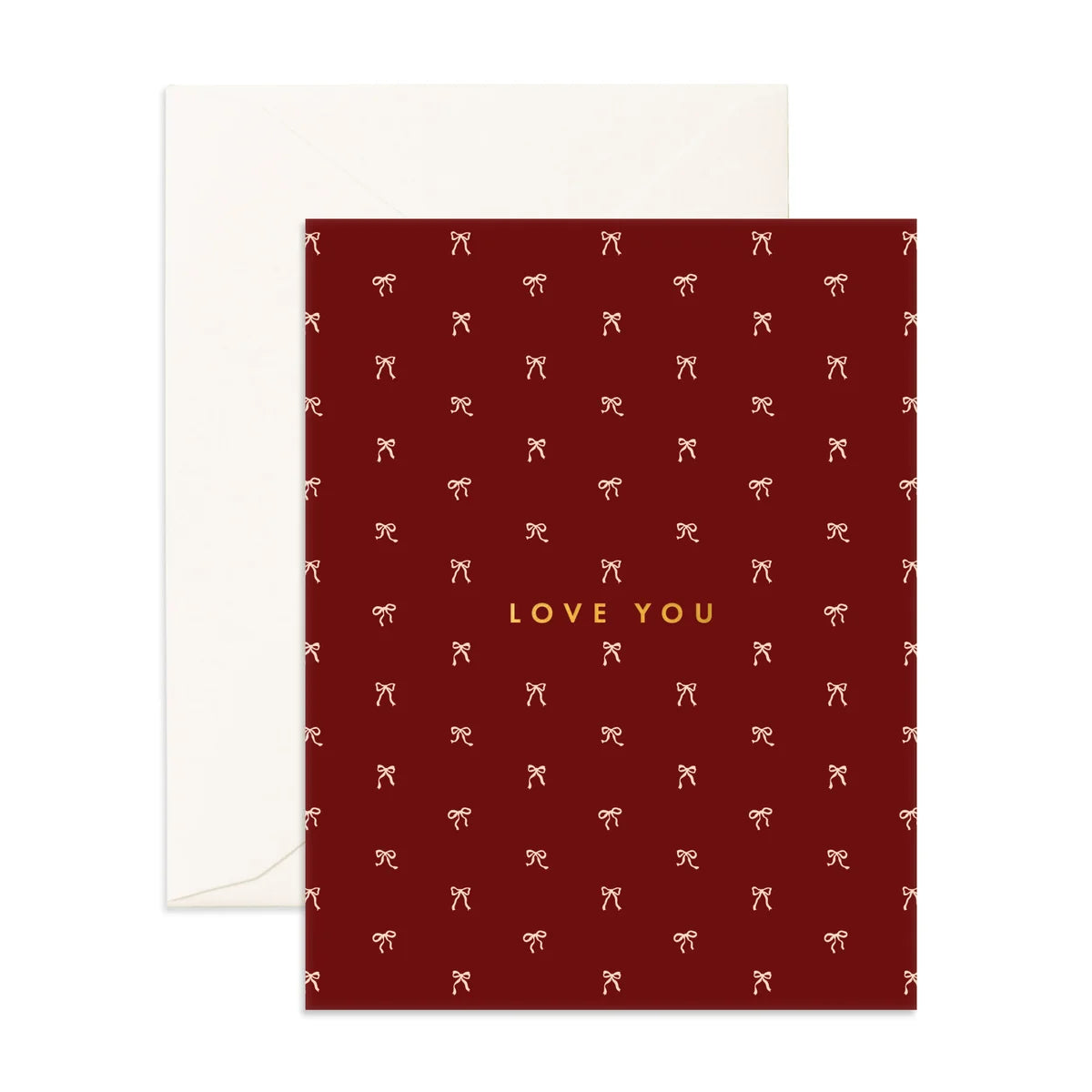 Fox & Fallow | Love You Tiny Bows Cherry Card