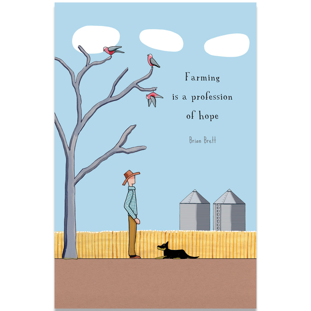A Profession of Hope Greeting Card