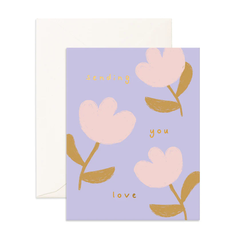 Fox & Fallow | Sending Love Tulips Card