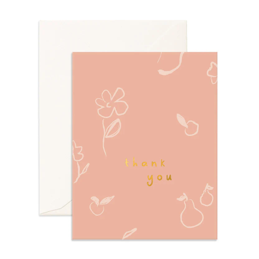 Fox & Fallow | Thank You Euro Summer Card