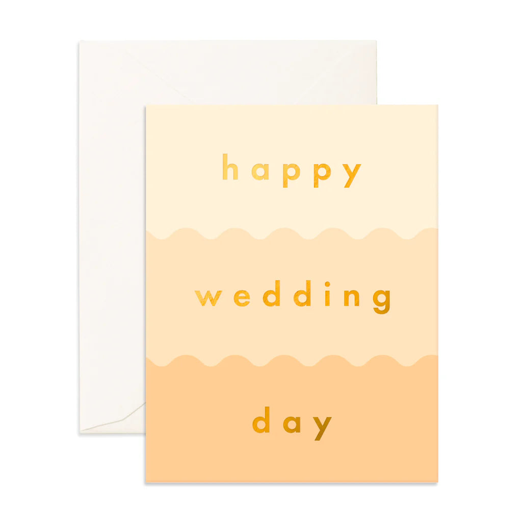 Fox & Fallow | Wedding Day Layer Cake Card