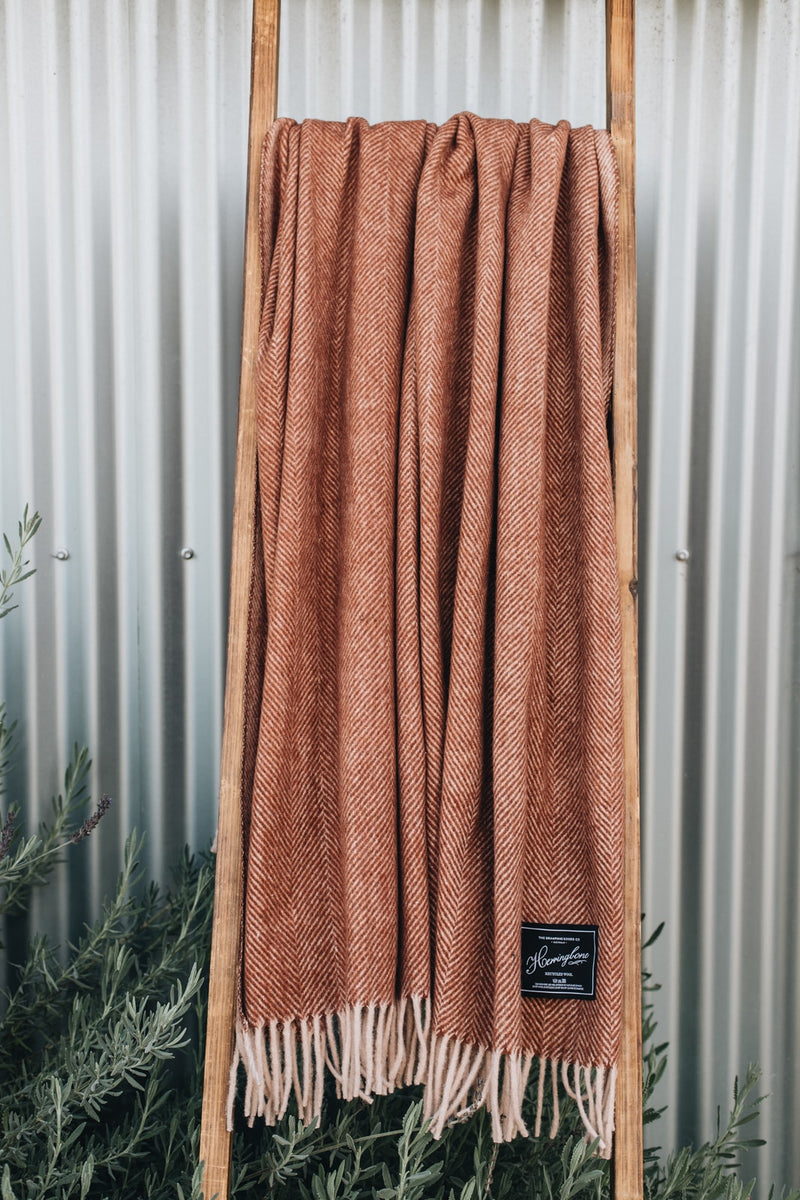 The Grampians Goods Co. | Herringbone Collection Recycled Wool Blankets