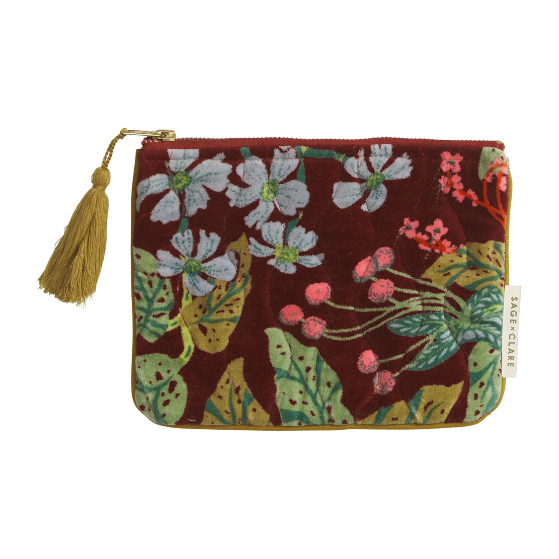 Sage x Clare || Genevieve Velvet Pouch