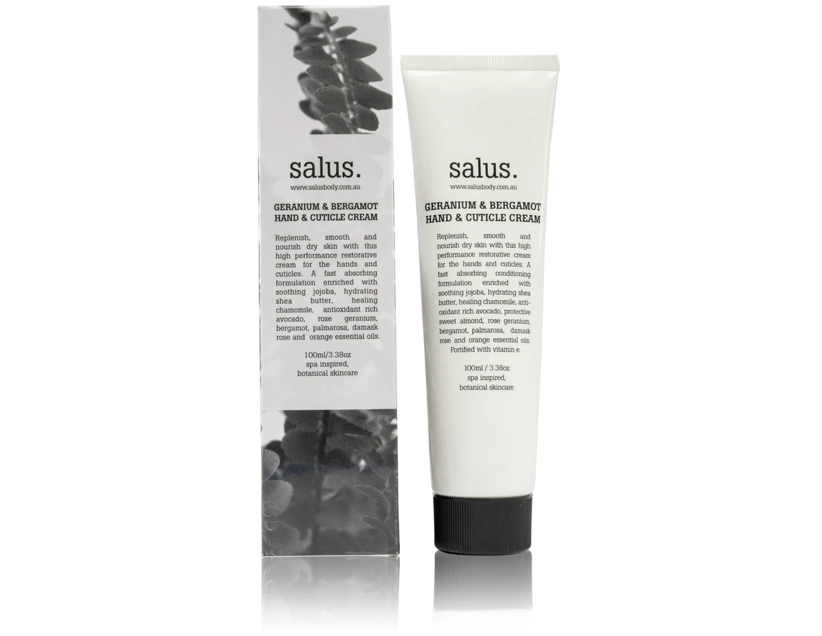 Salus | Geranium & Bergamot Hand & Cuticle Cream